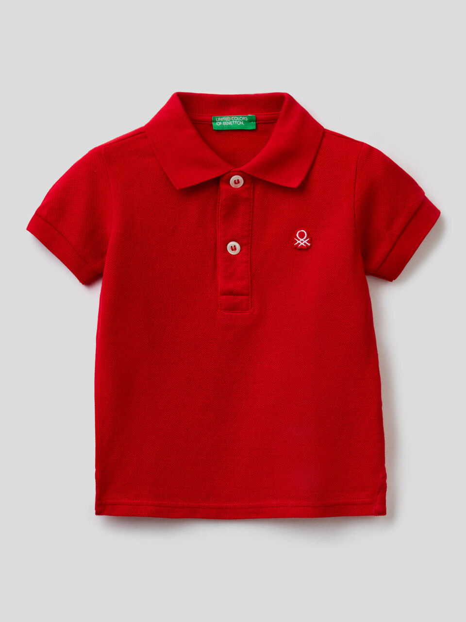Polo in organic cotton pique image number 1