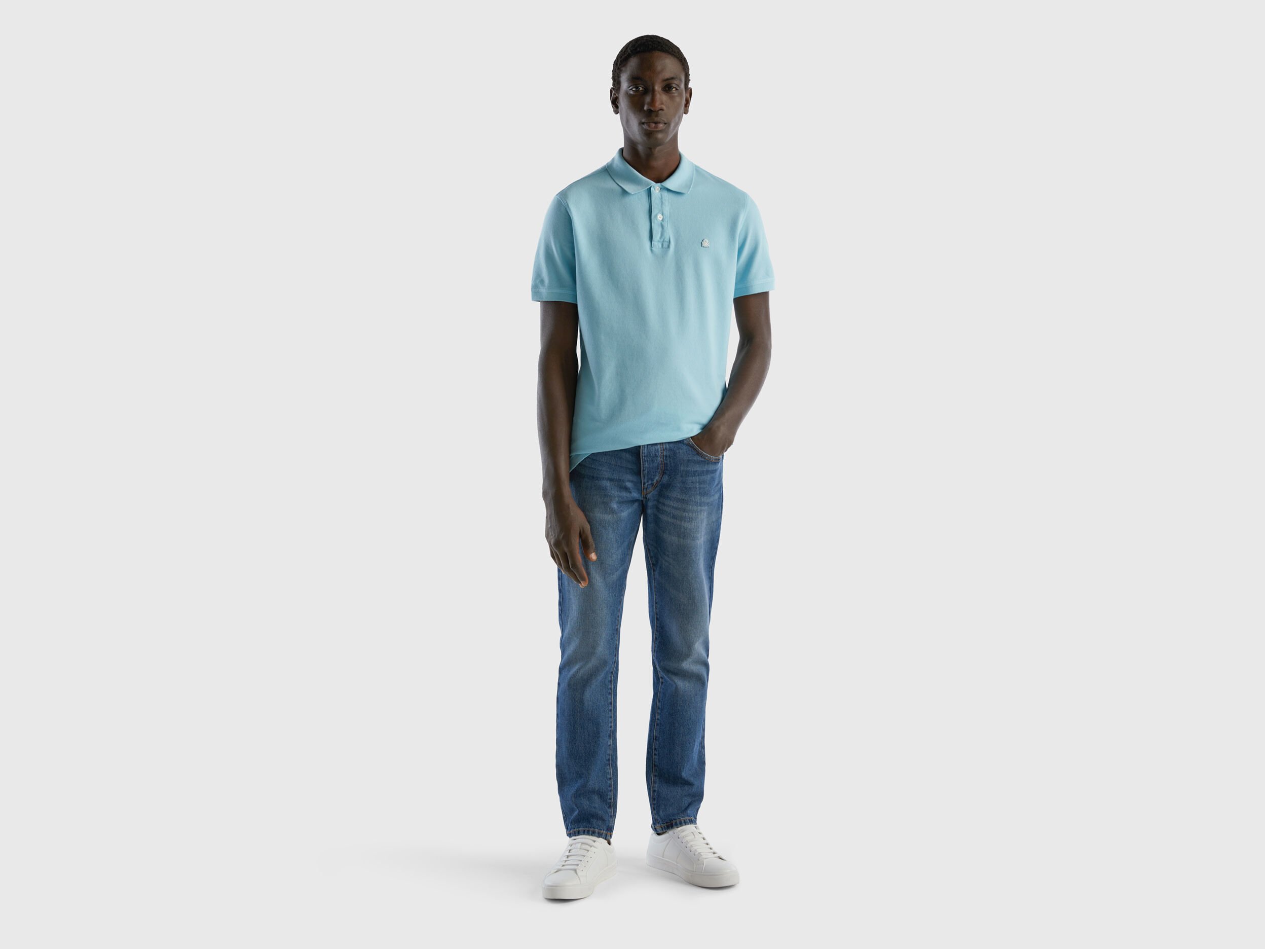 Polos hombre benetton clearance