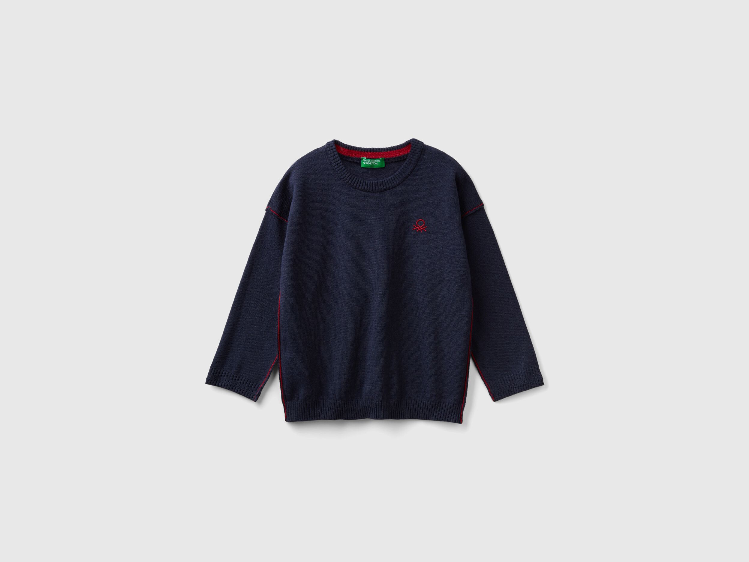 Benetton jacquard sweater shop