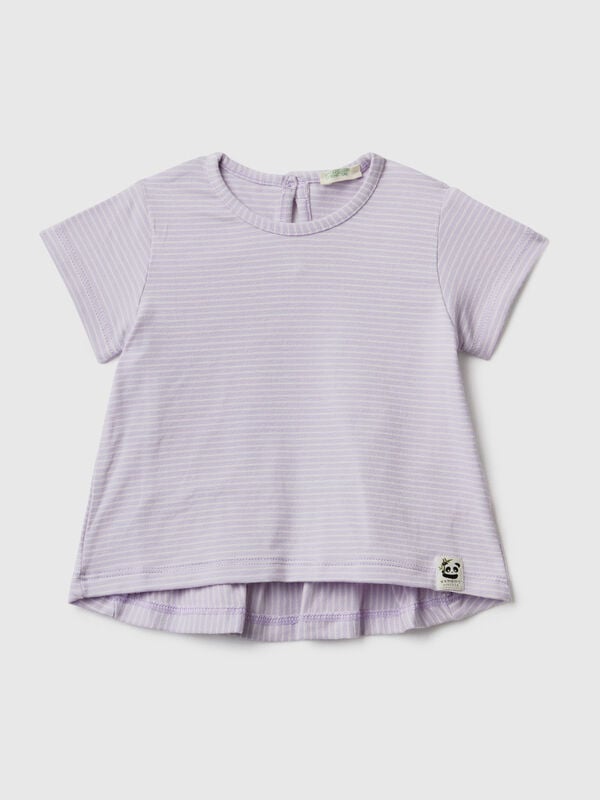 Striped t-shirt with ruffles New Born (0-18 months)