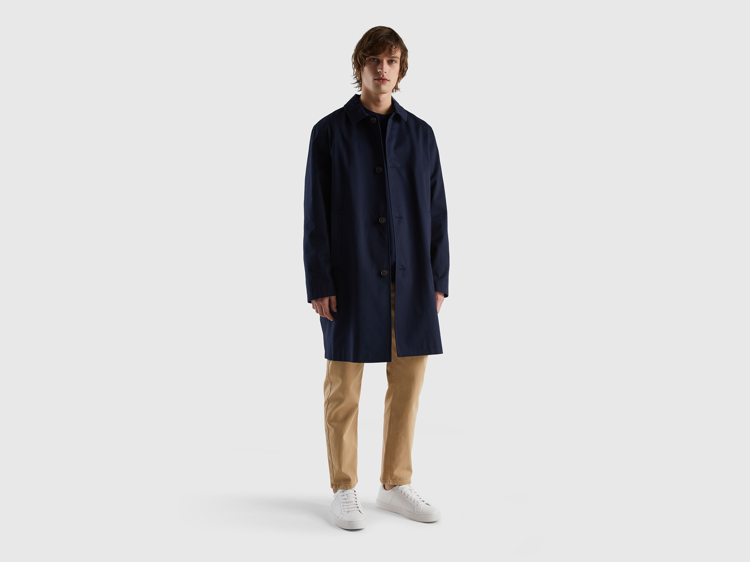 Mens cotton shop mac jacket