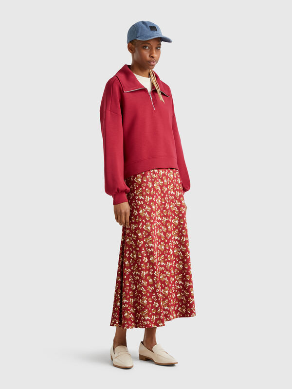 Floral skirt Women