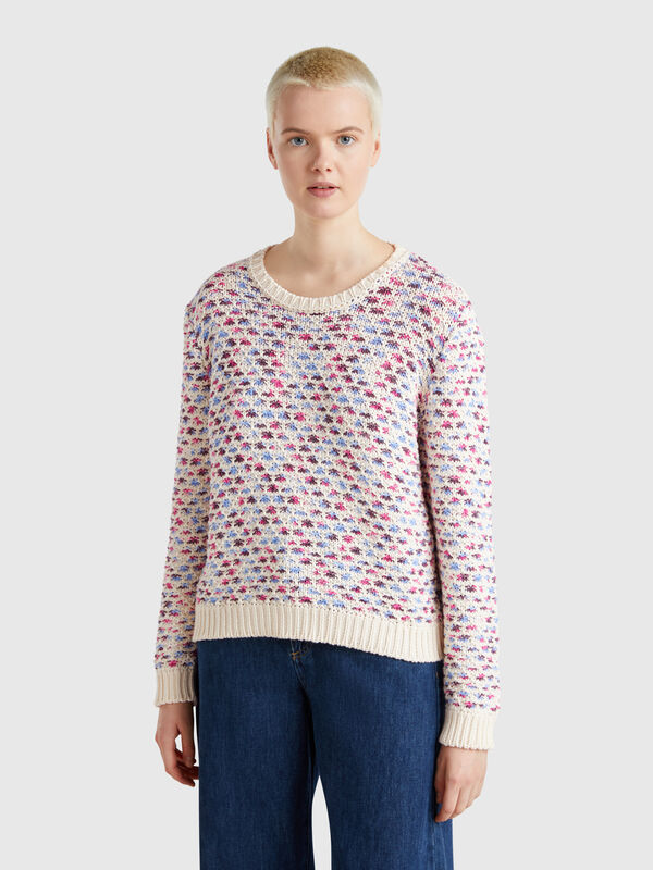 Jersey reversible de mezcla de algodón Mujer