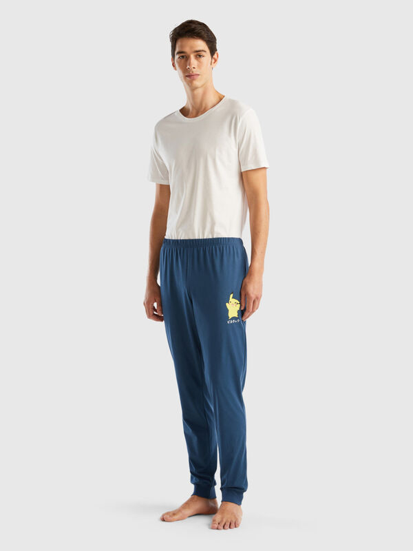 Pokémon trousers in long fiber cotton