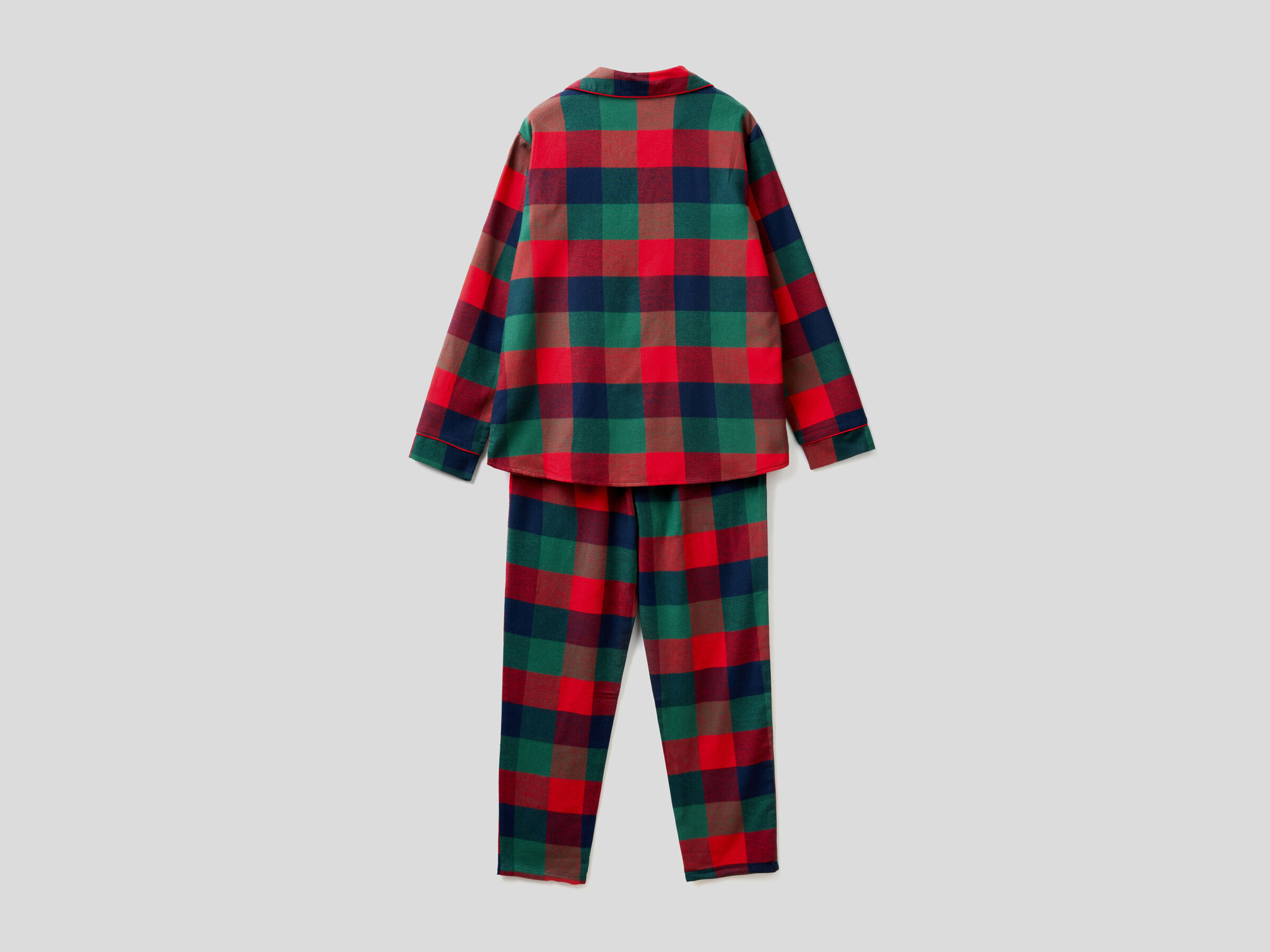 Open check pyjamas in flannel image number 5