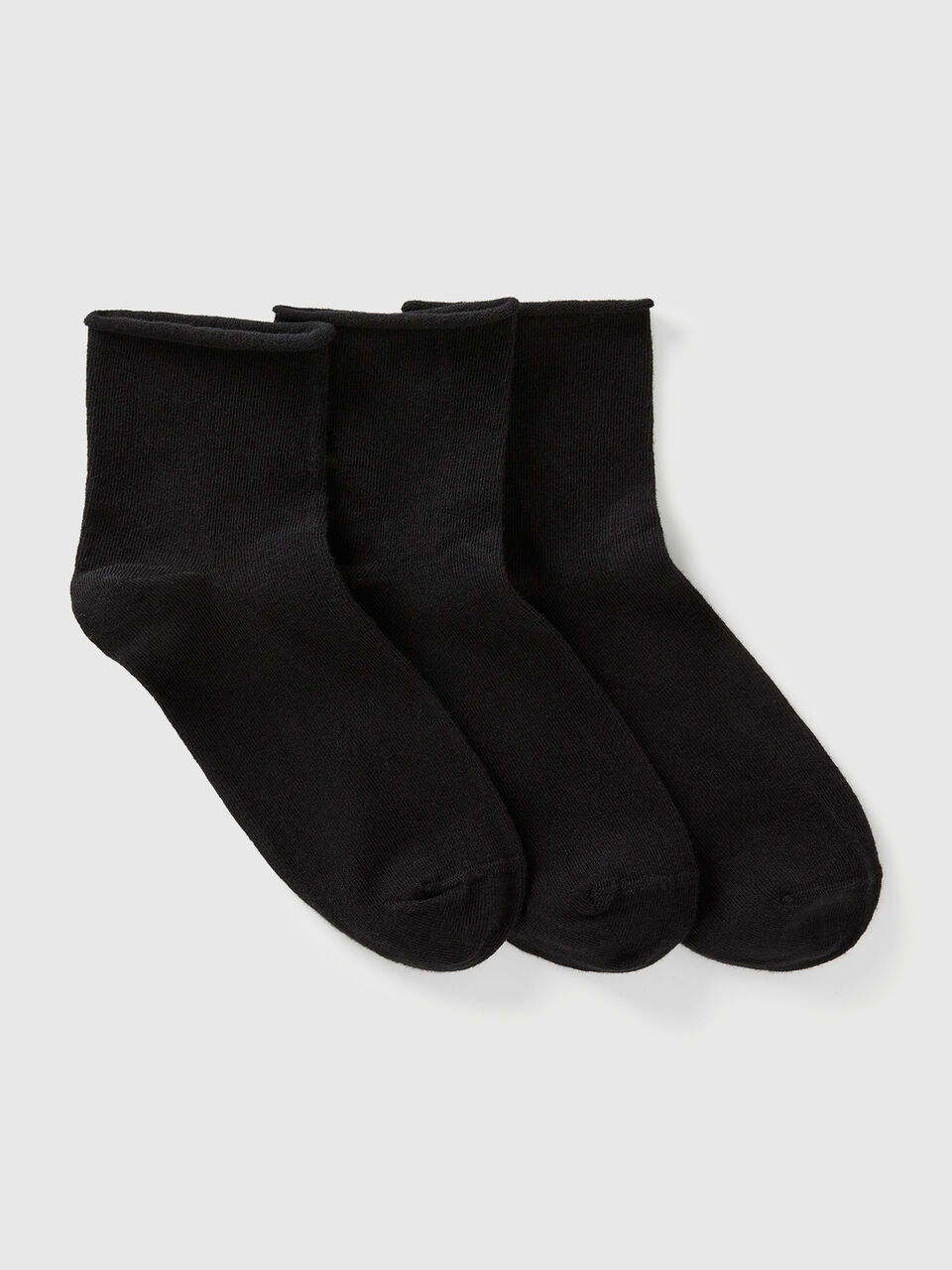 KNITTED SOCKS 3 PAIR Mujer image number 1