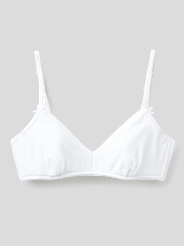 Underwear in stretch organic cotton - White