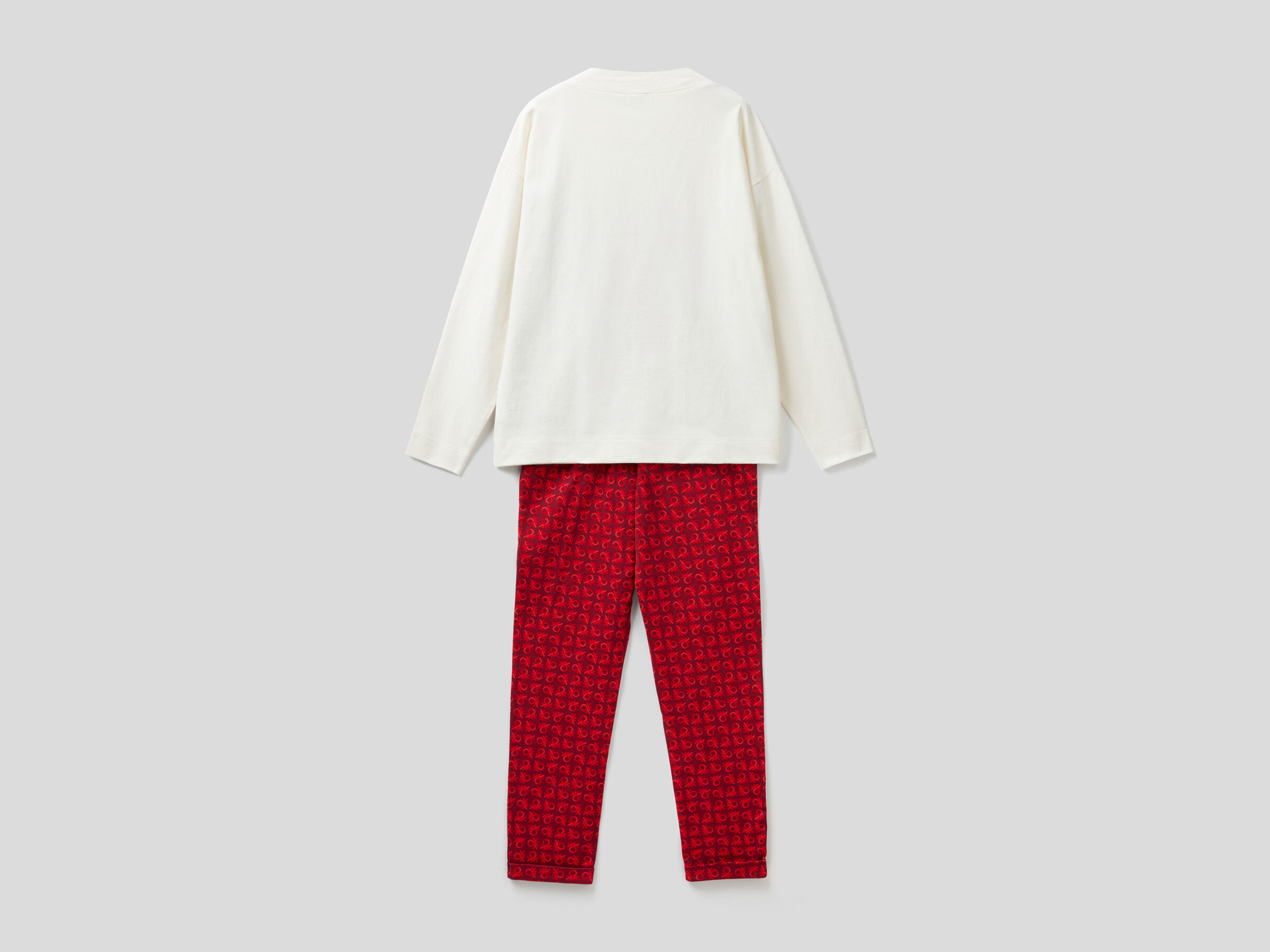 Warm pyjamas with teddy bear print image number 5