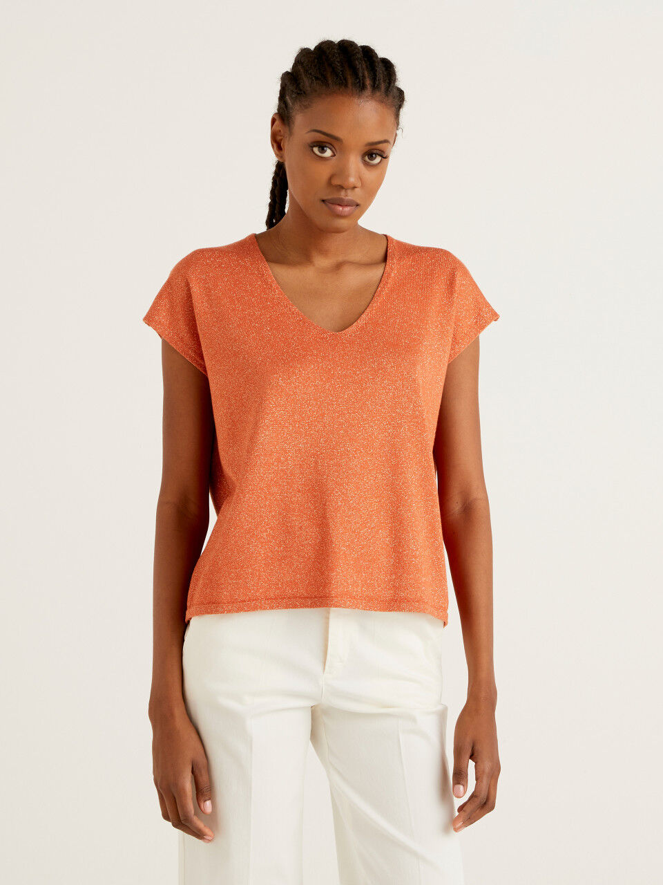 Women's short 2025 sleeve sweaters