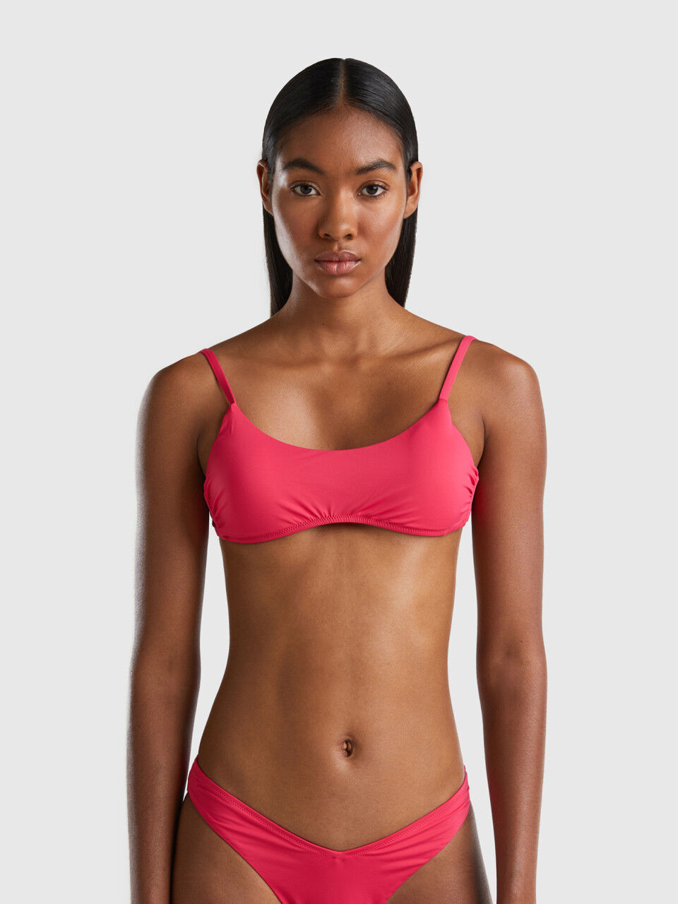 Pink bikini swimsuit hot sale