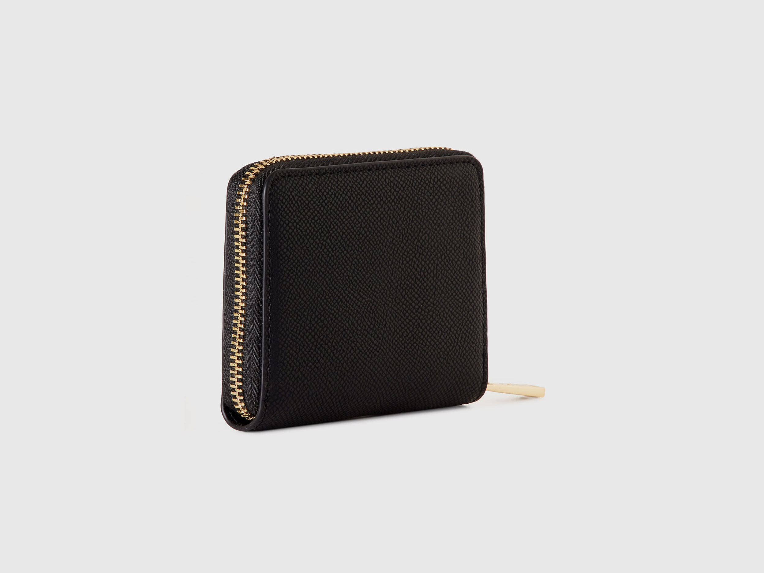 Small zip wallet - Black | Benetton