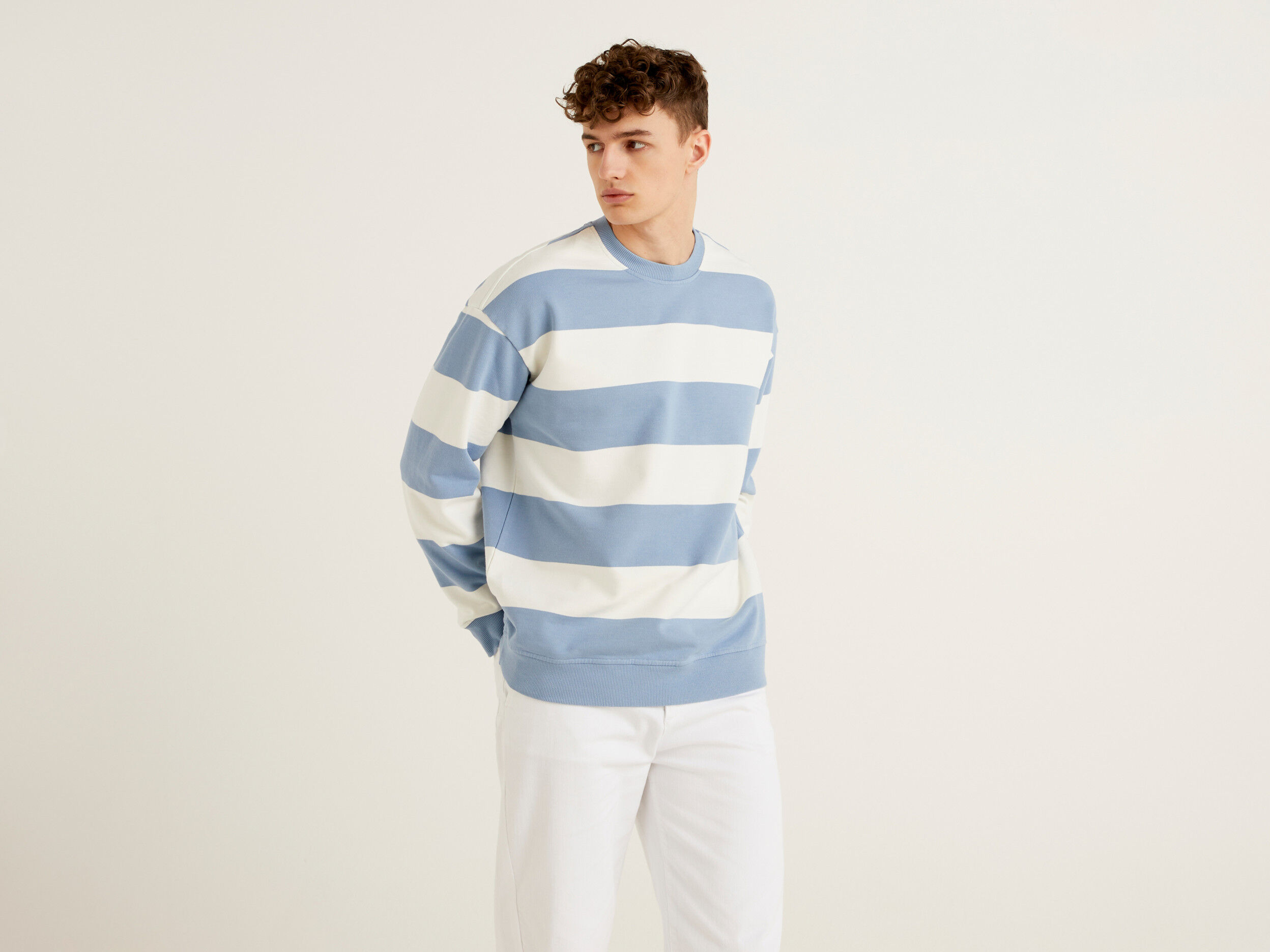 Striped discount sweatshirt mens