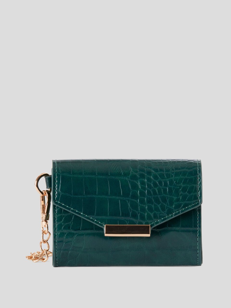 Solid Crocodile Pattern Bag Mini Bag Coin Purse Card Holder PU leather  Wallet ♪