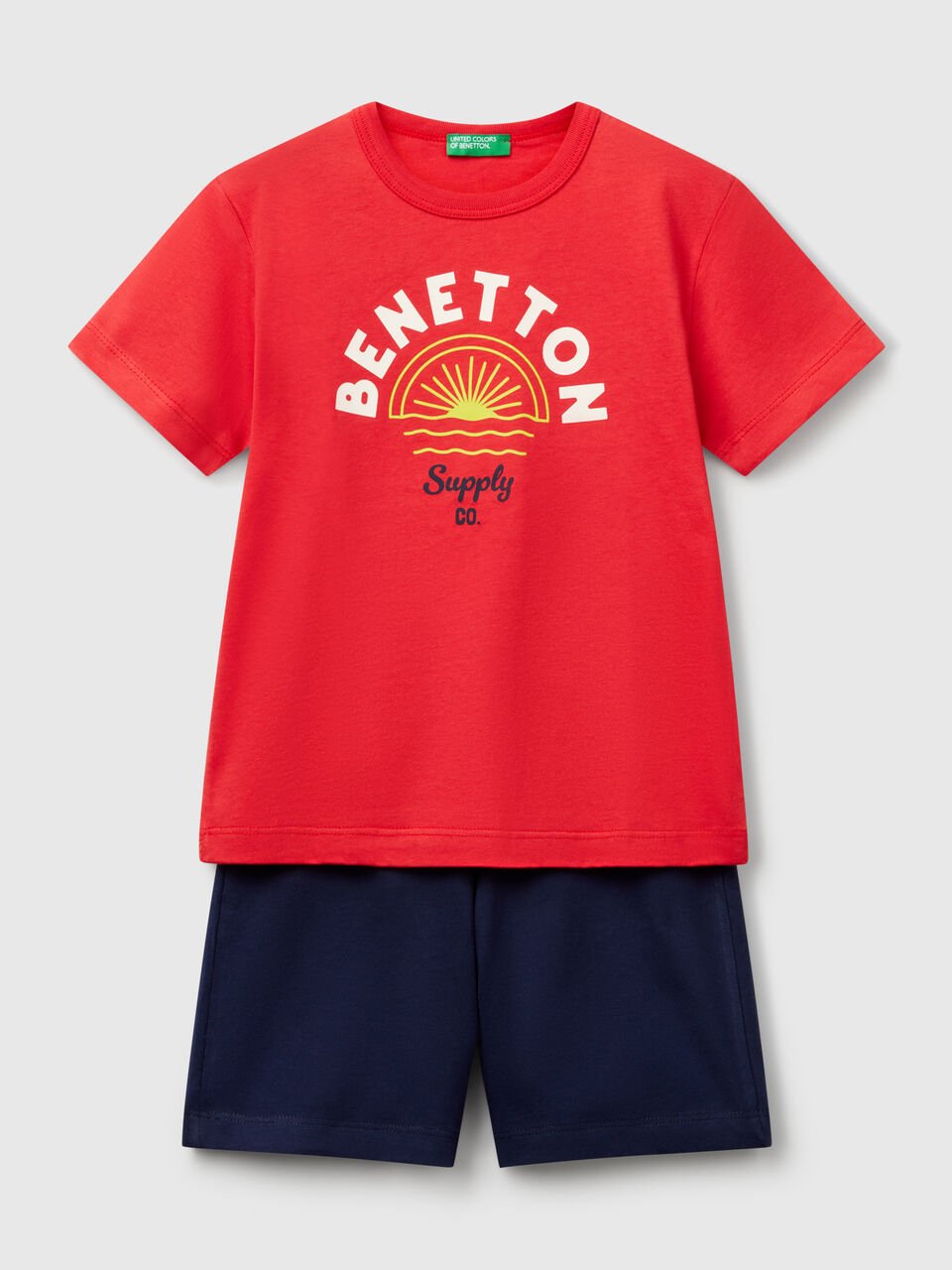 SET T-SHIRT+SHORTS Niño image number 1
