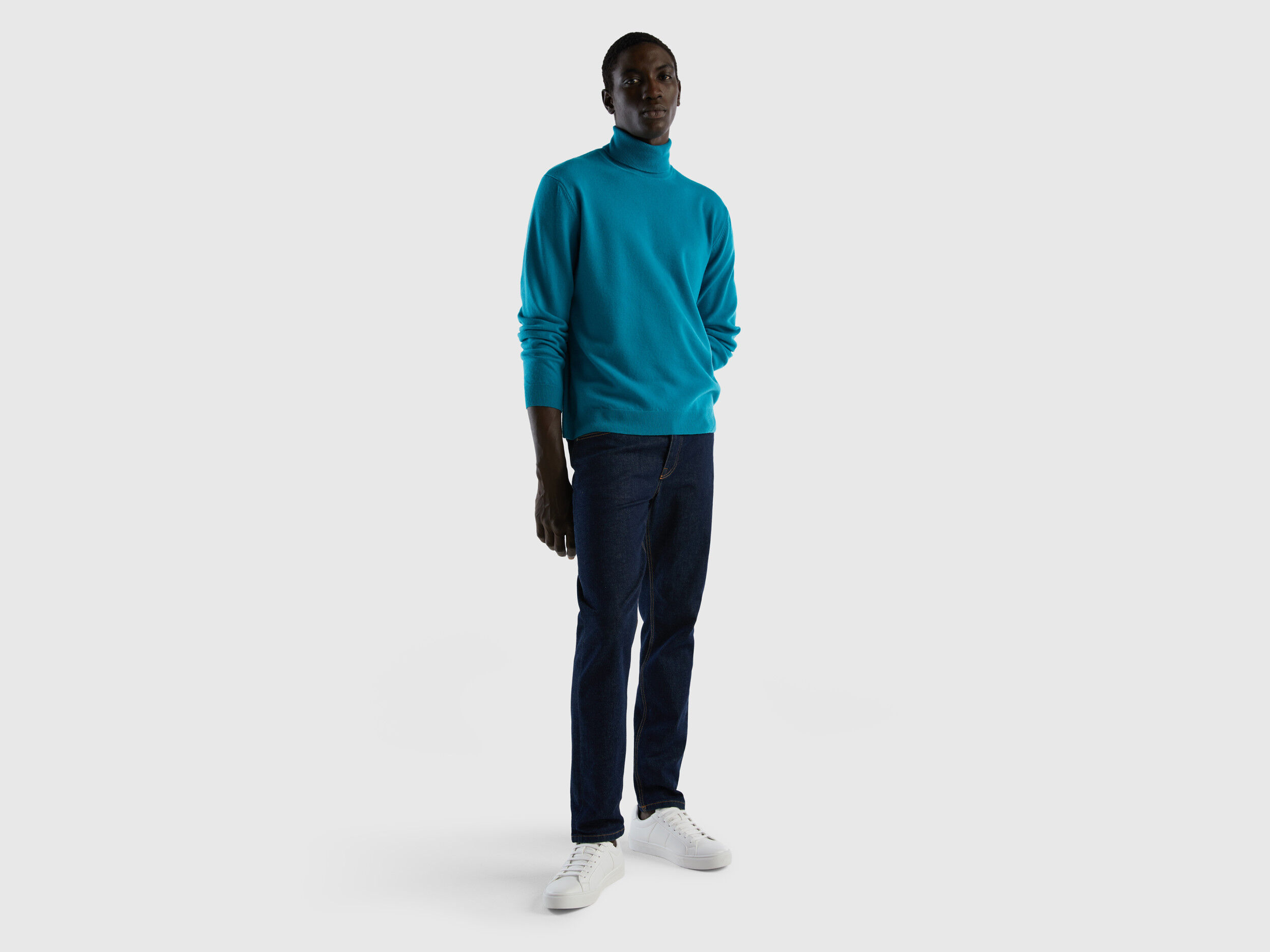 Teal turtleneck store