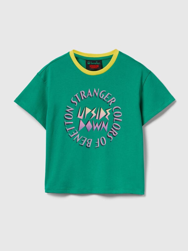 Camiseta con estampado de Stranger Things Niña