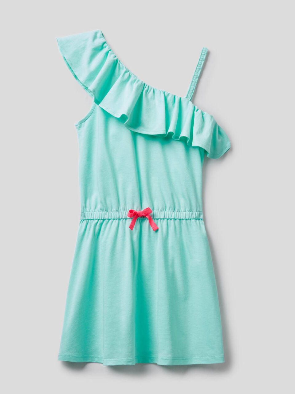 Vestido asimétrico con volante image number null
