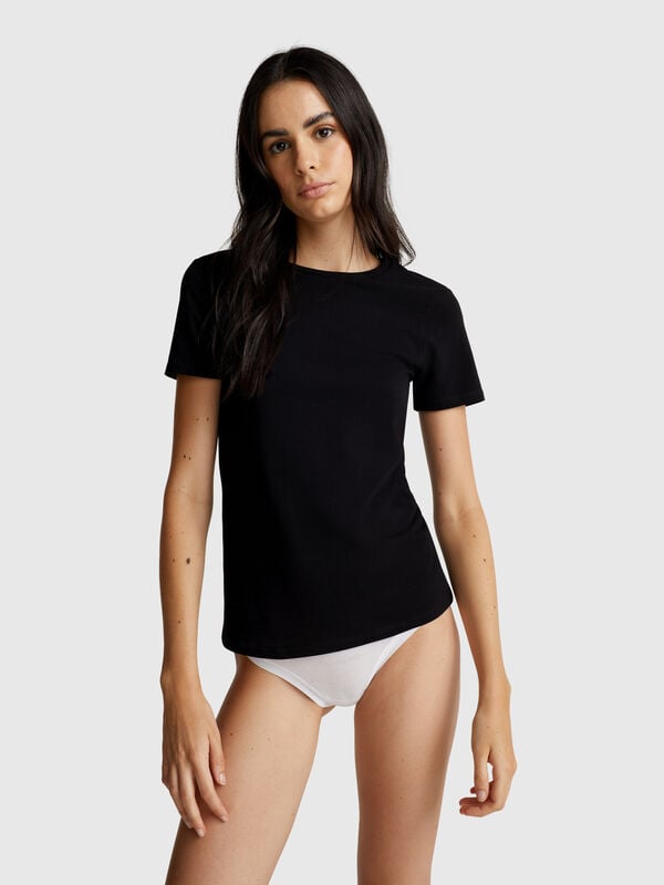 Camiseta de algodón súper elástica Mujer