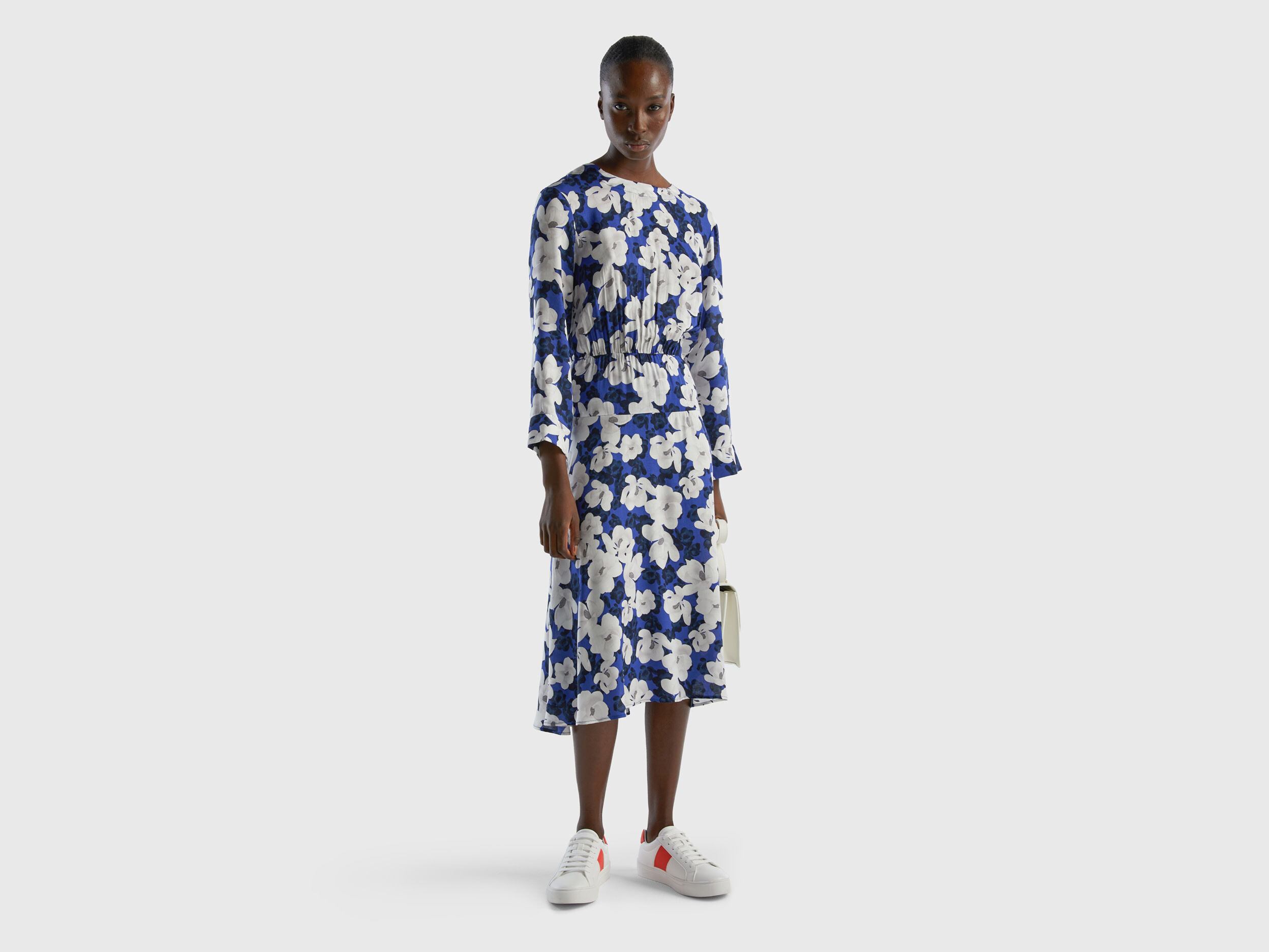 Zara flowy top printed dress