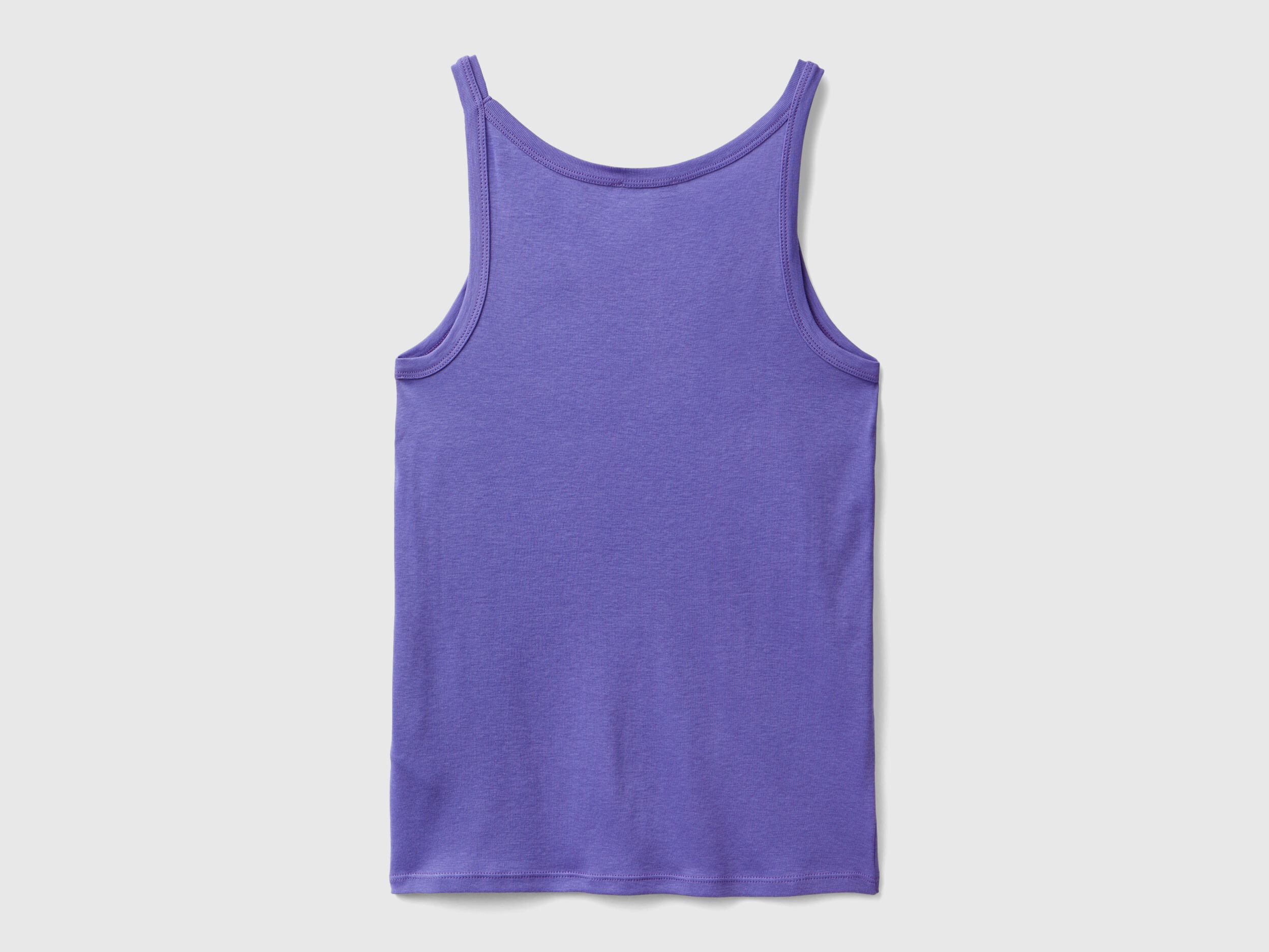 Camiseta tirantes morada outlet