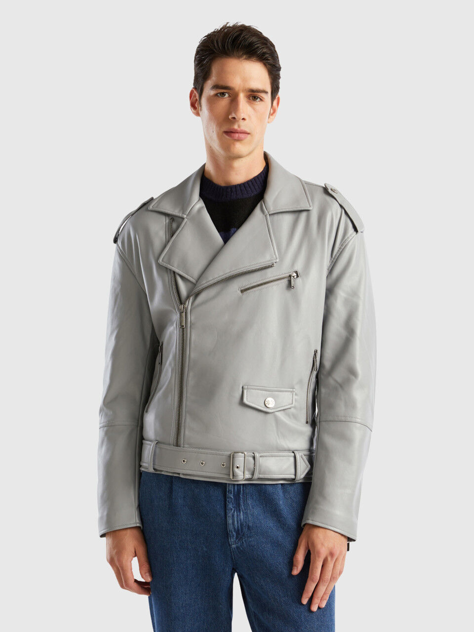 Abrigo discount benetton hombre