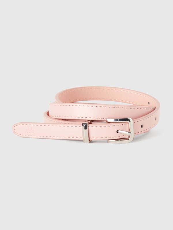 Cinturón fino rosa Mujer