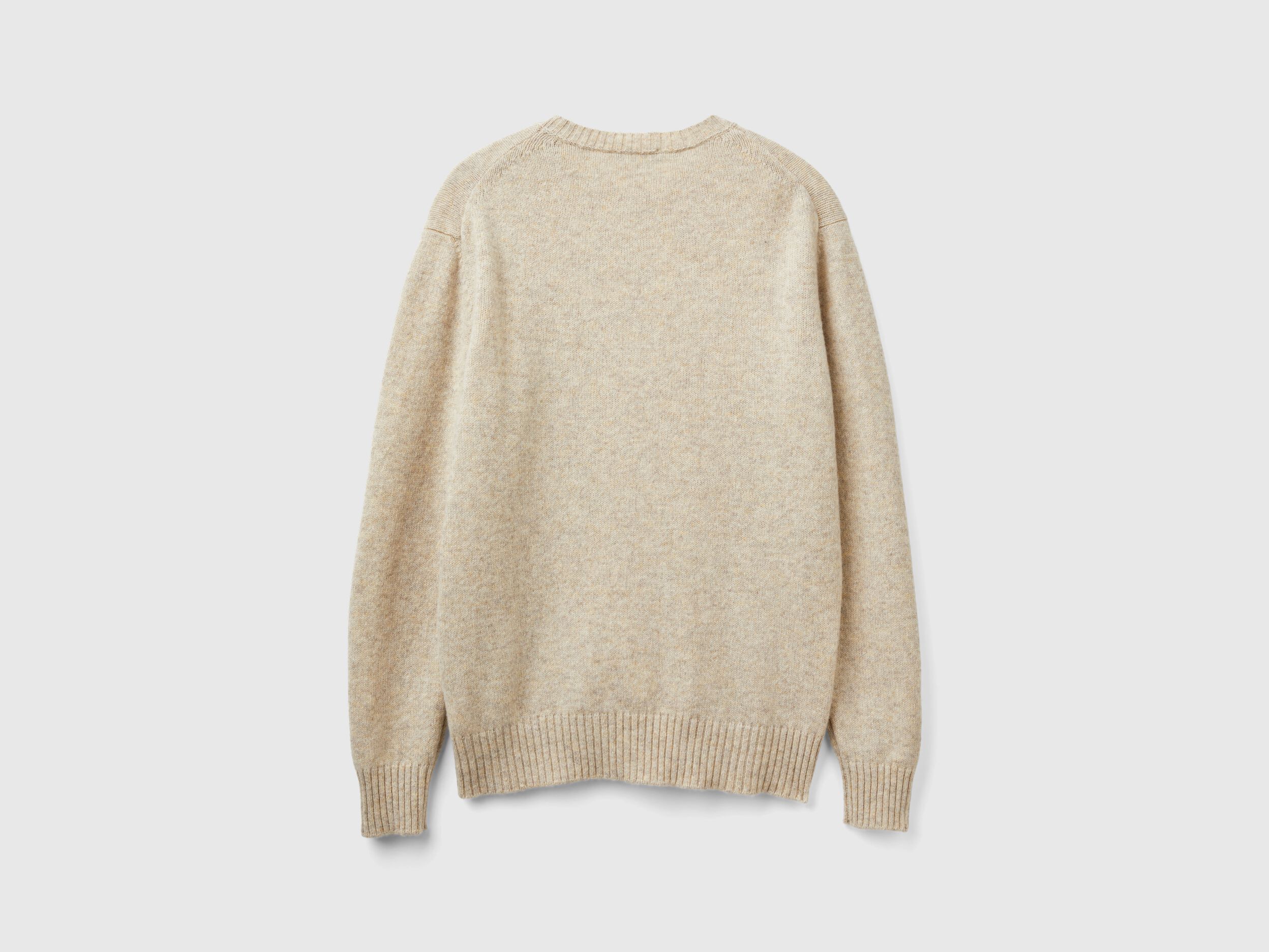 【限定セール！】 Shetland in Sweater wool Benetton | Beige - トップス