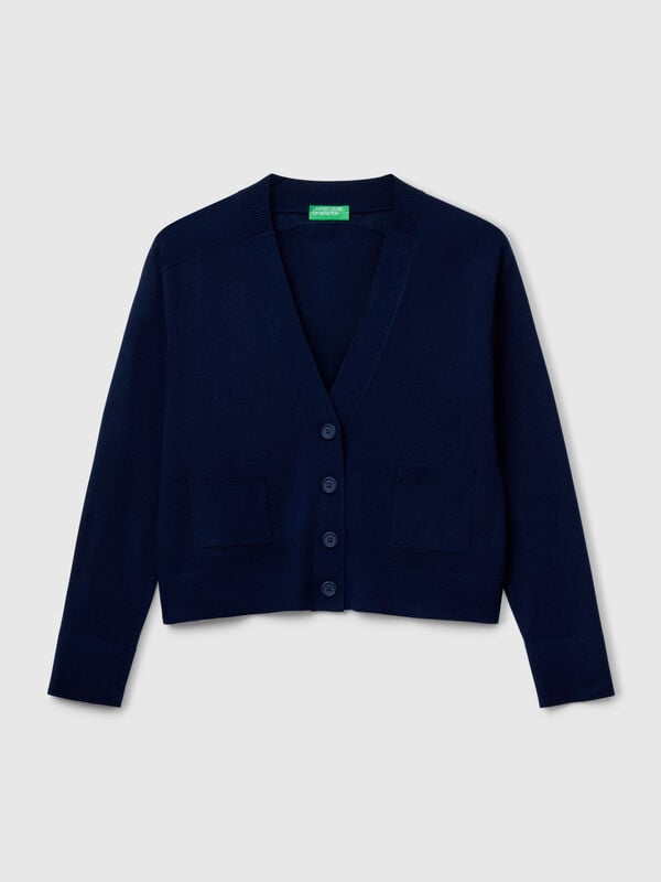 Cardigan in pure Merino wool Women