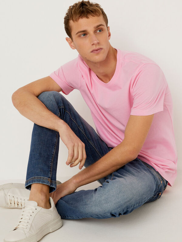 Pink t-shirt Men