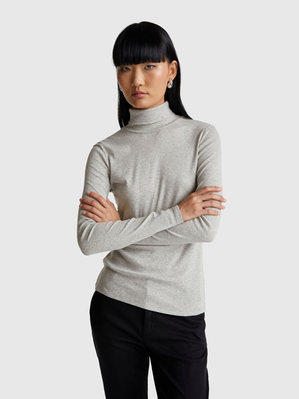 TURTLE NECK SWEATER Women image number null