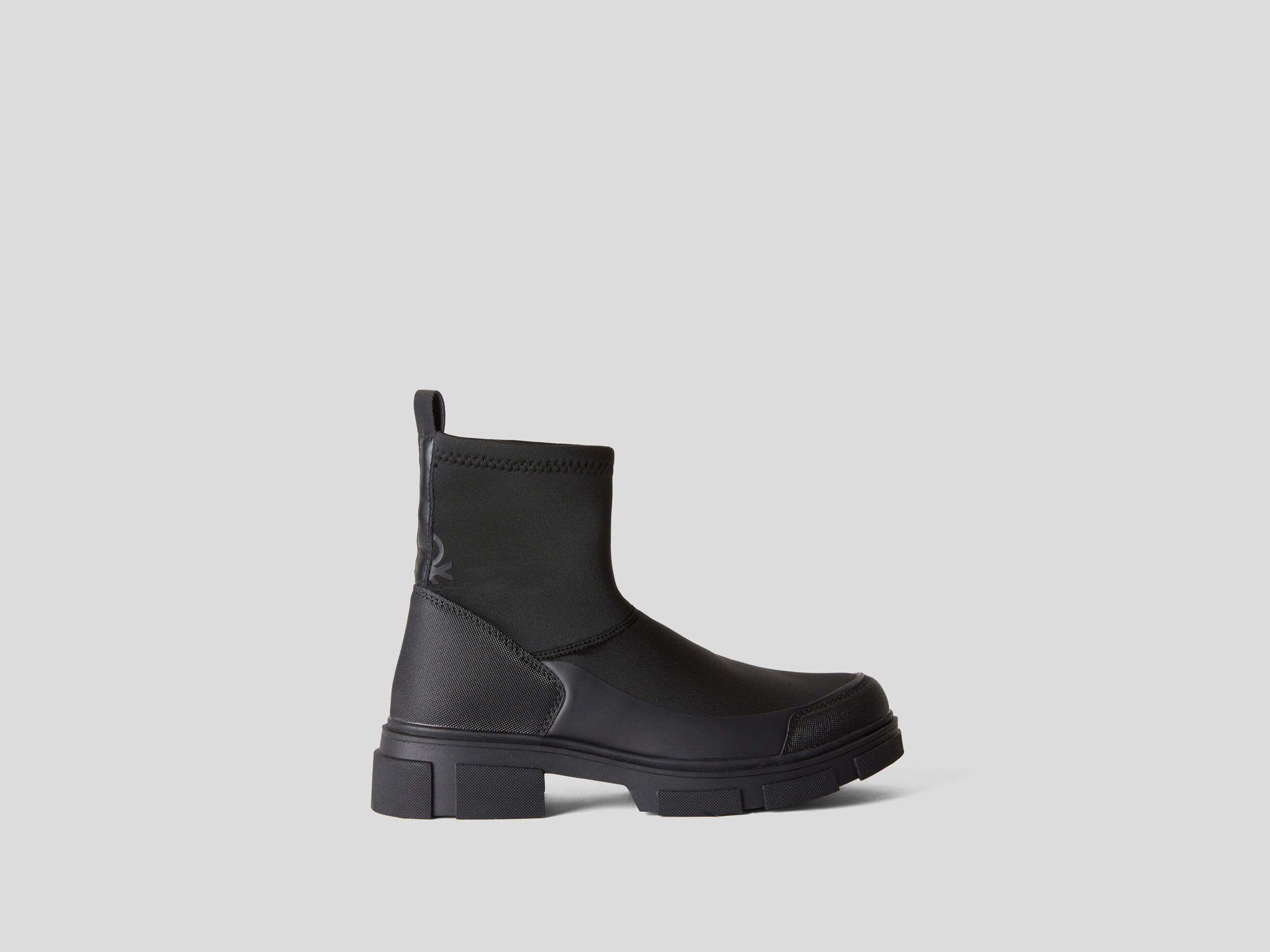 Ankle boots in neoprene Black Benetton