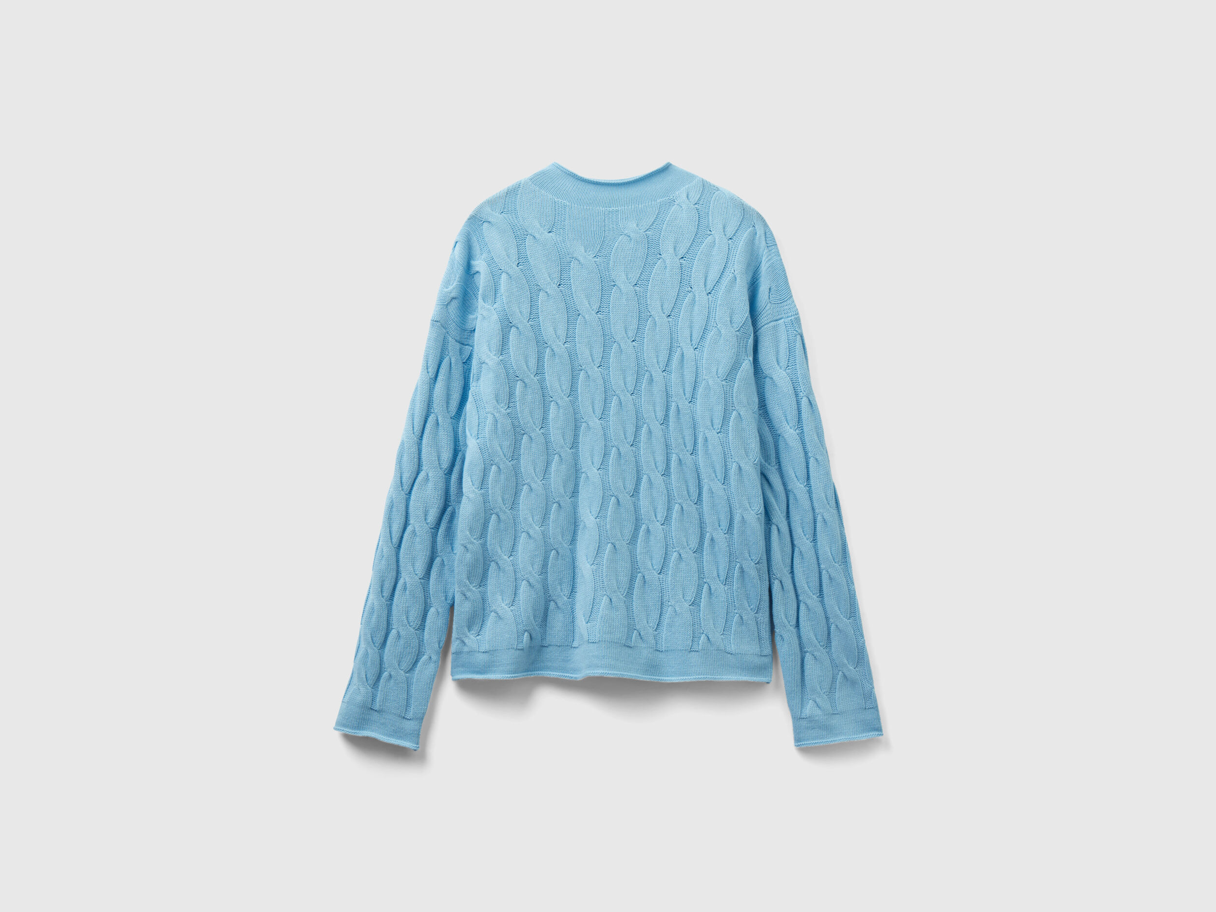 Light blue knit online sweater