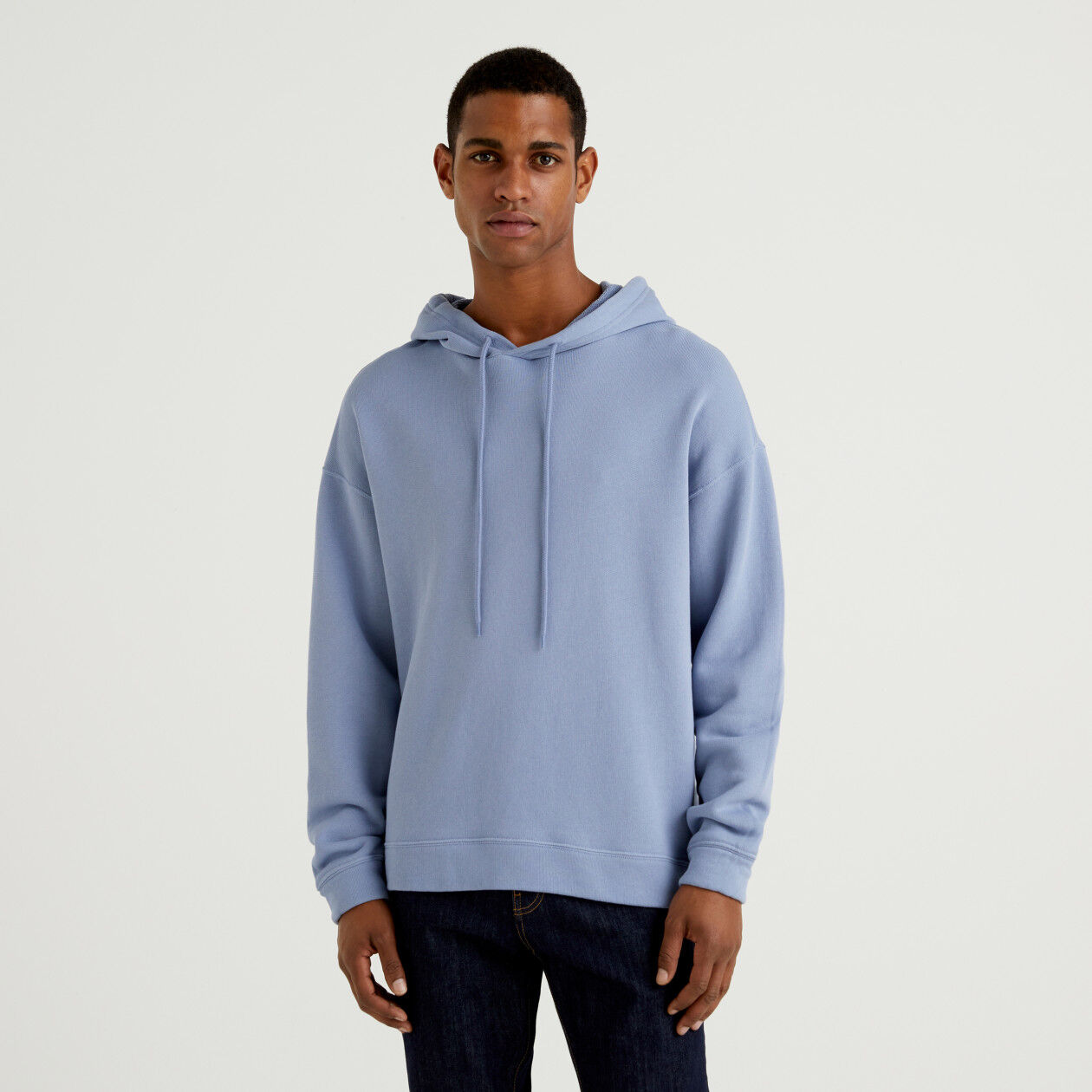 100 cotton hooded zippered sweatshirt store