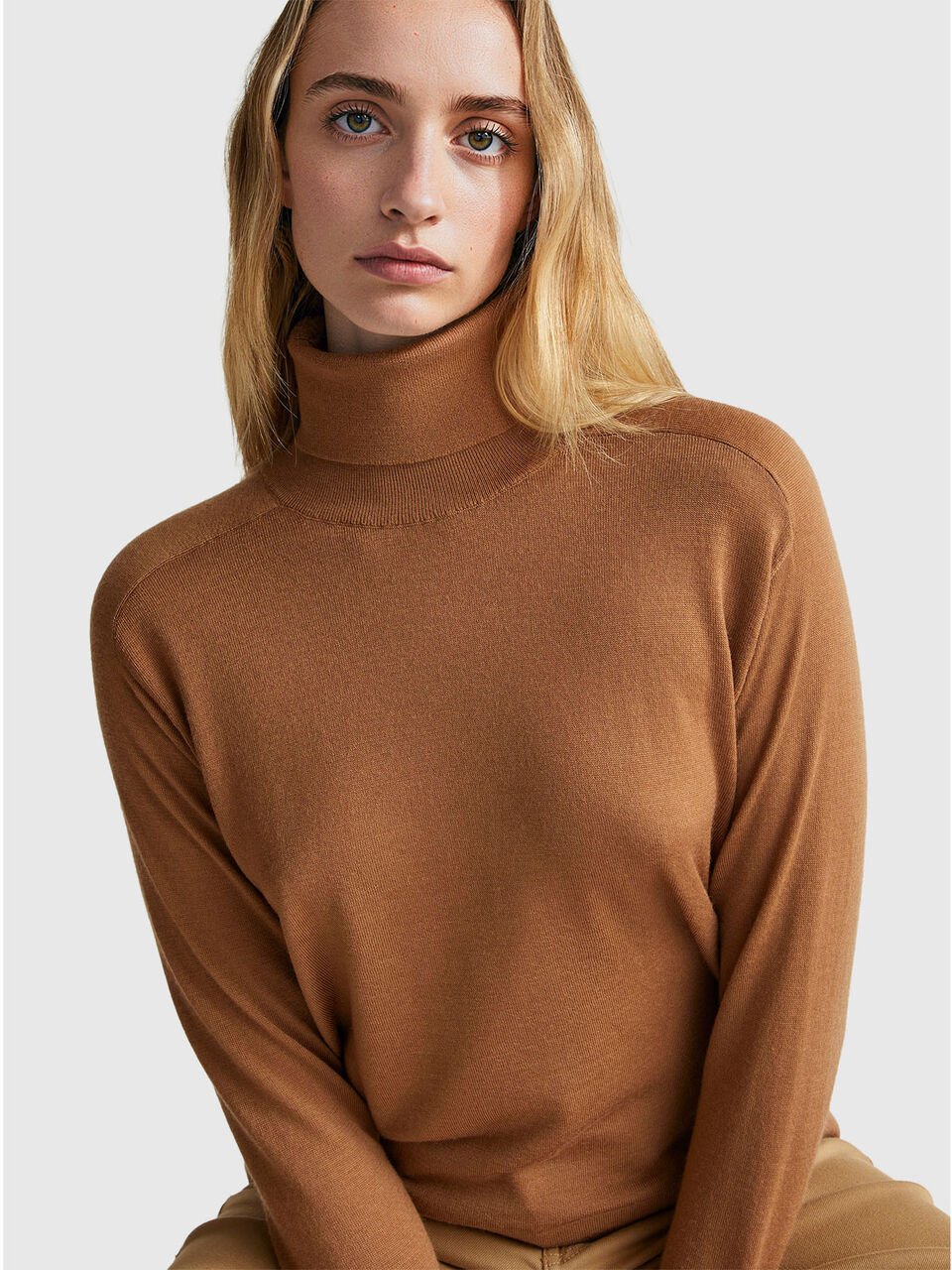TURTLE NECK SWEATER Women image number null
