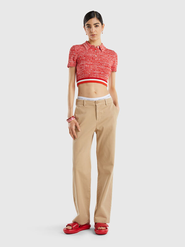 Trousers with wide leg Women