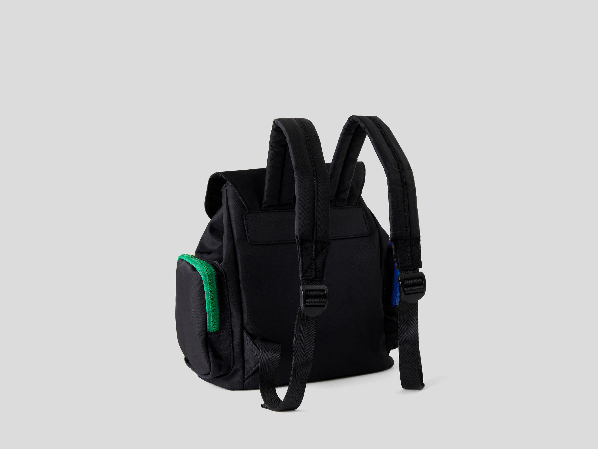 Multi pocket rucksack Black Benetton