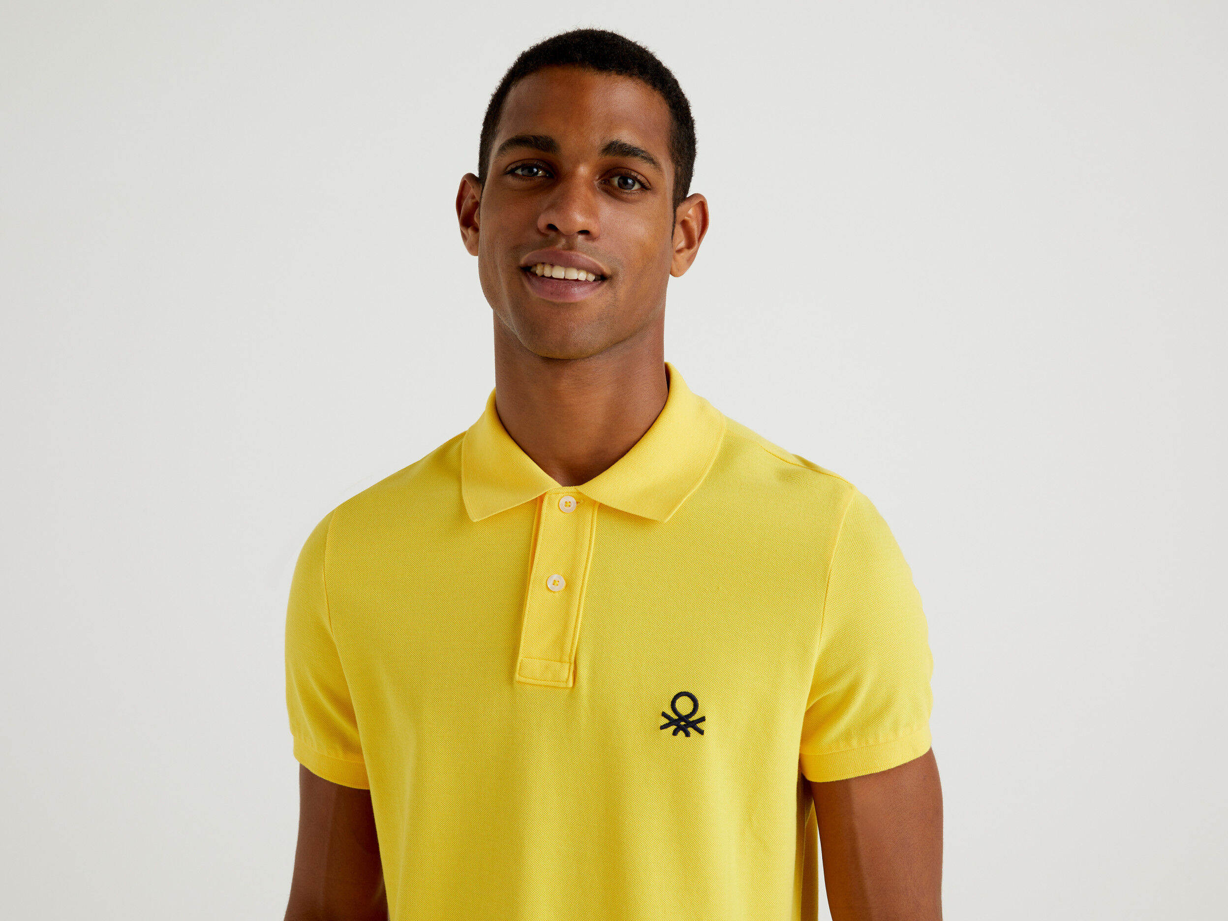 Benetton muscle fit polo top
