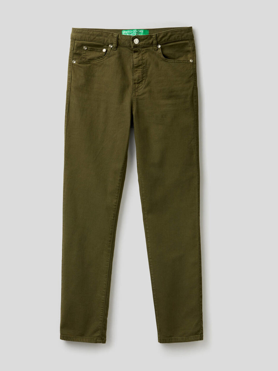 Pantalón de algodón elástico image number 1