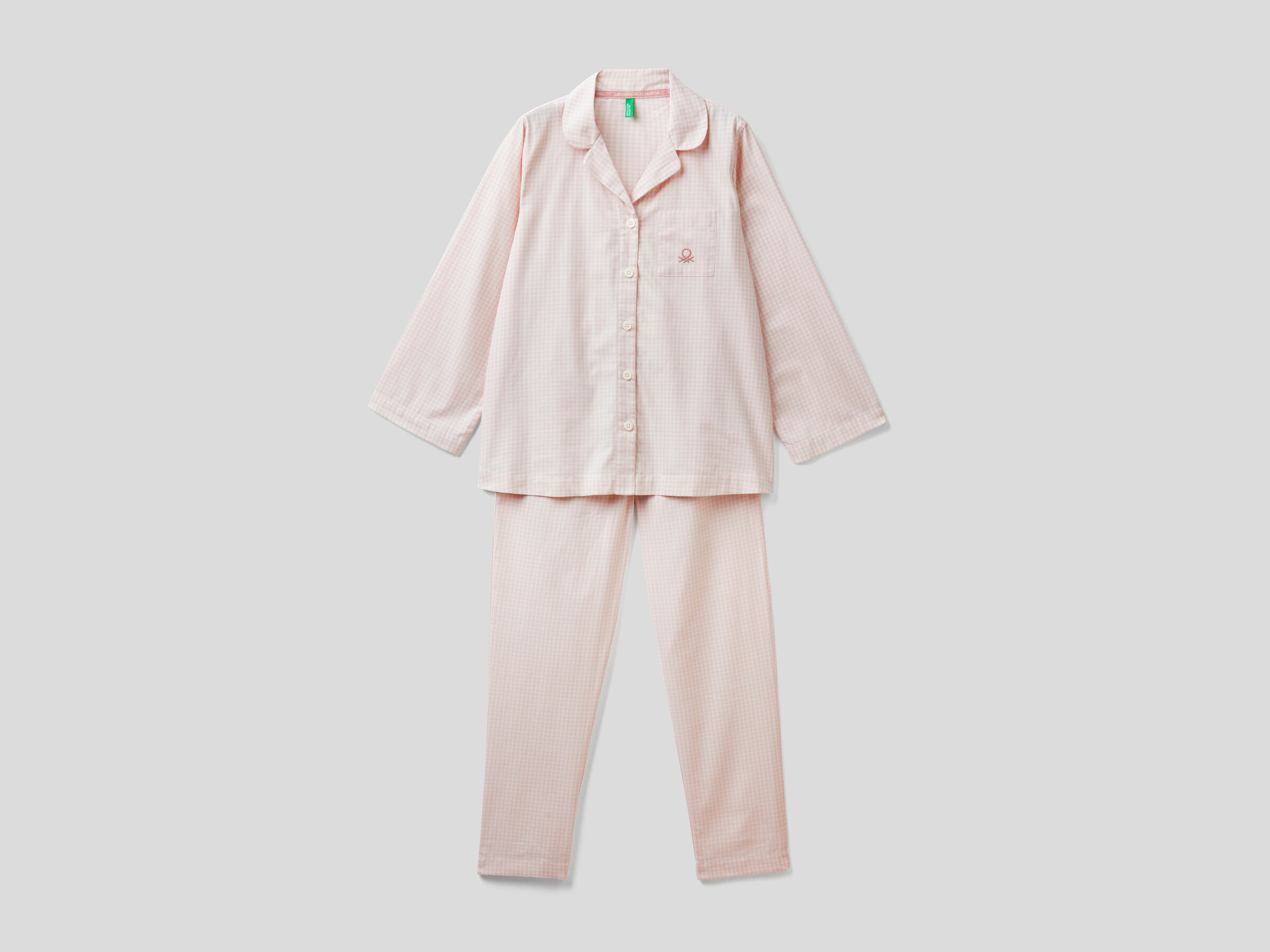 Vichy pyjamas in cotton image number 4