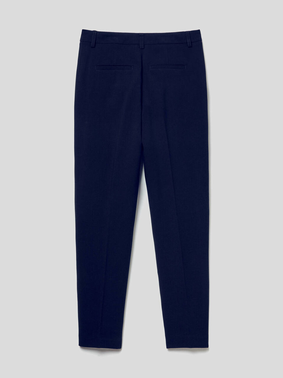 Basic trousers with centered crease image number null