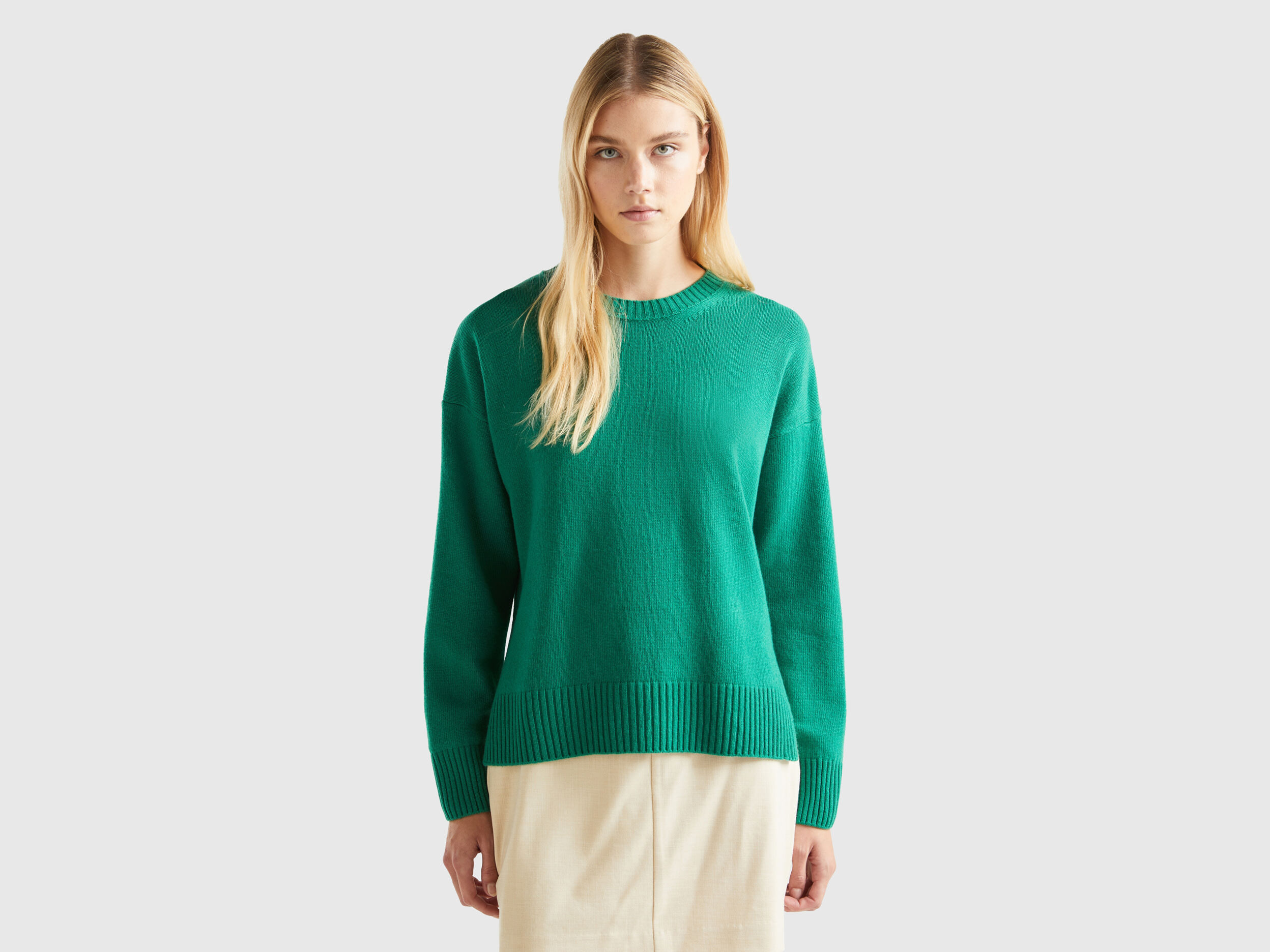 Acne studios boxy discount crew neck sweater