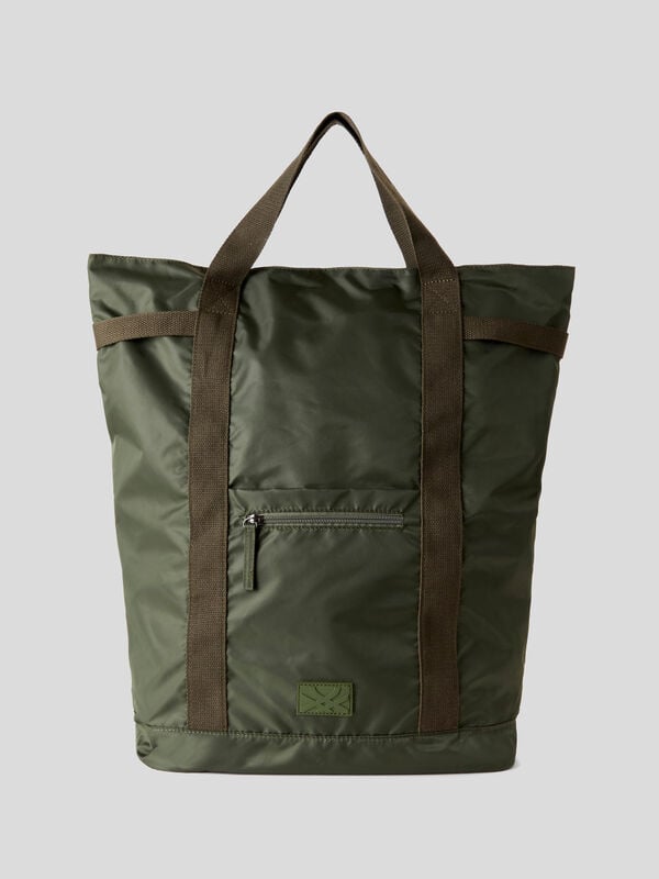 Backpack in recycled nylon Men