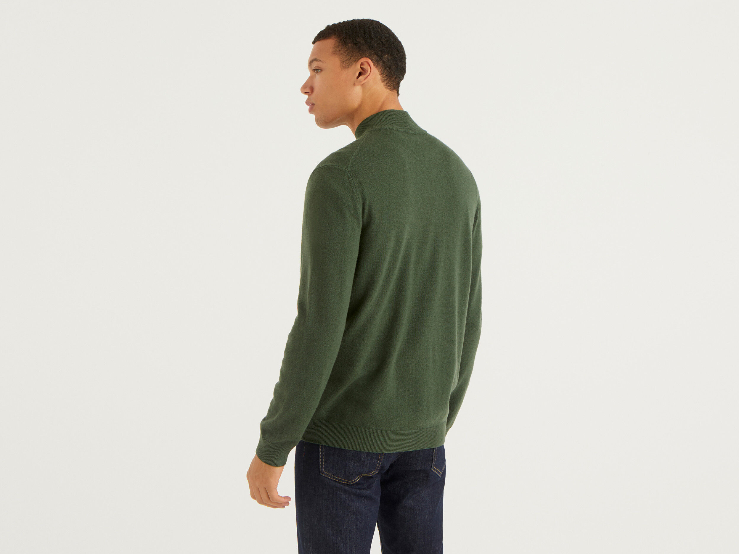 Military green new arrivals cardigan