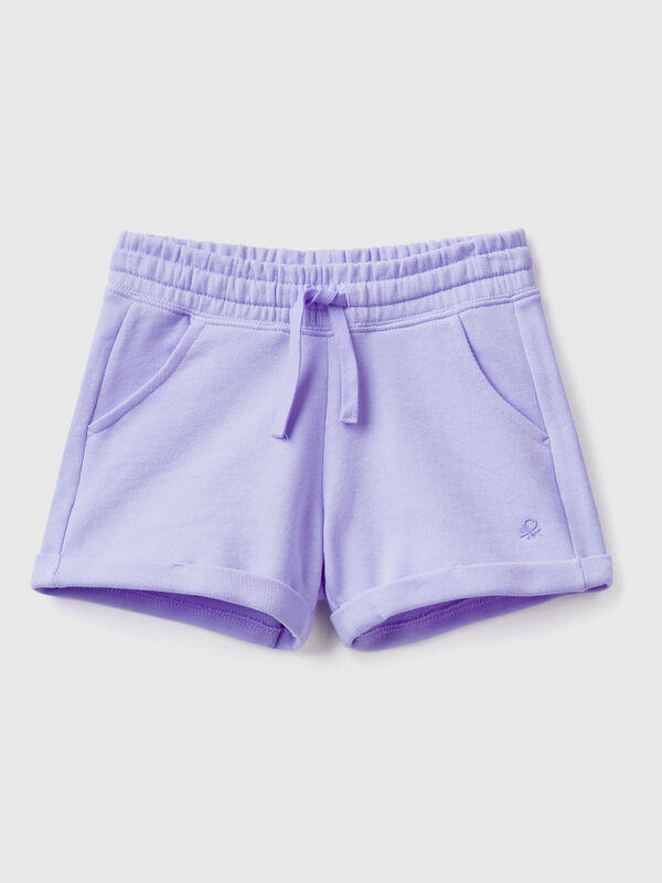 100% cotton sweat shorts Junior Girl