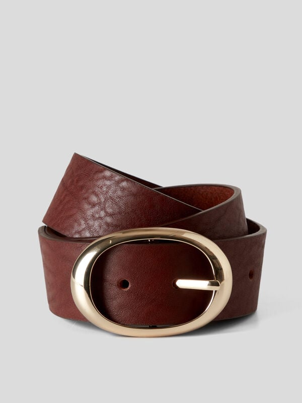 Genuine leather belt Women