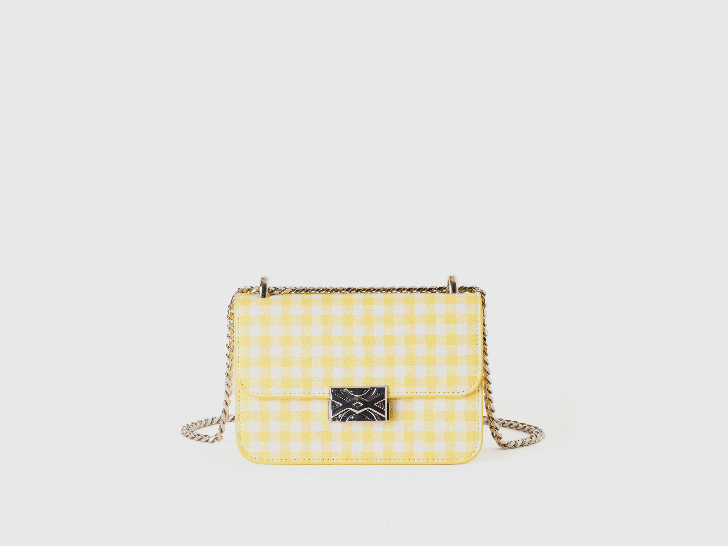 Small yellow vichy Be Bag Yellow Benetton