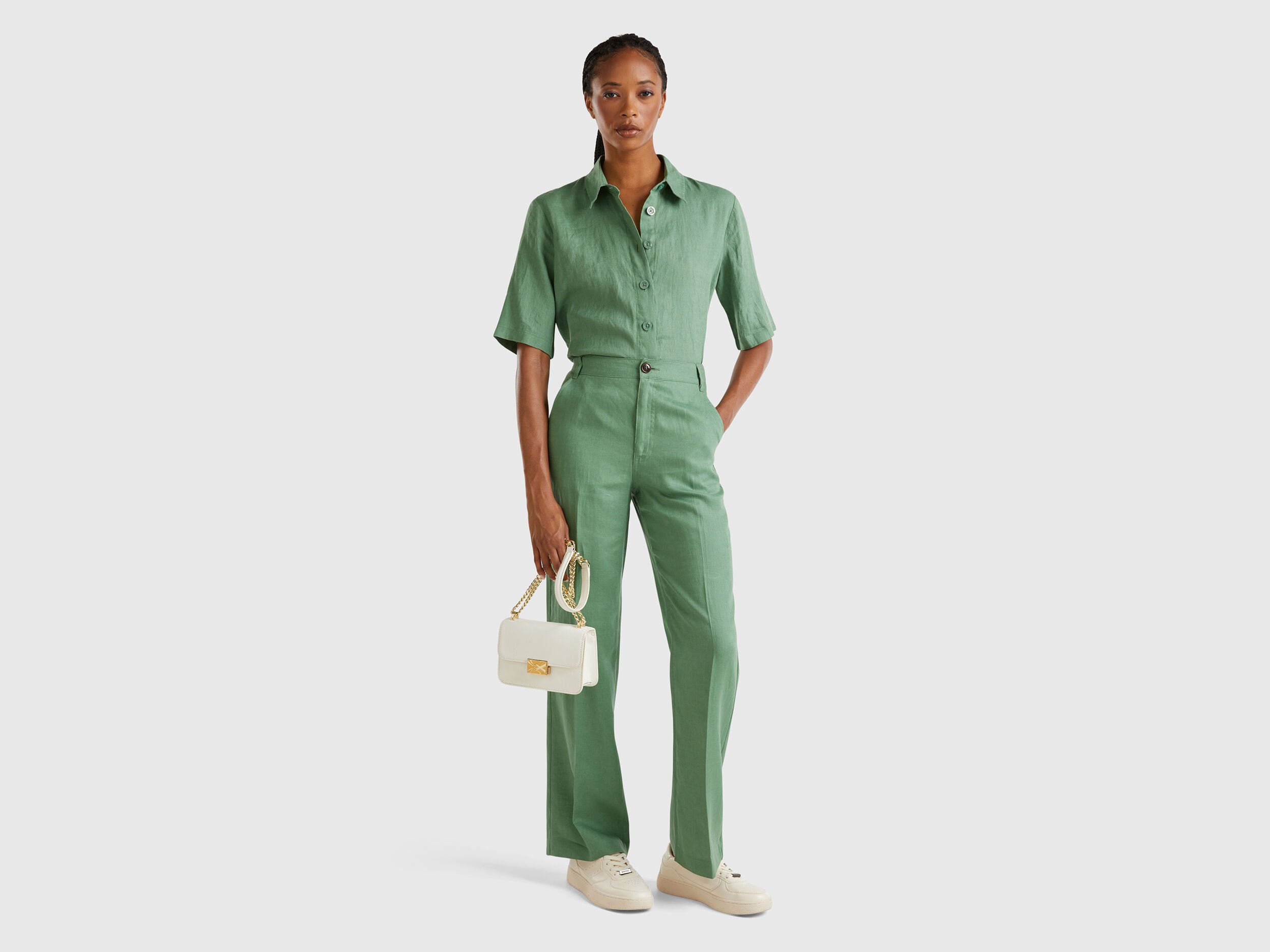 Pantaloni benetton donna sale