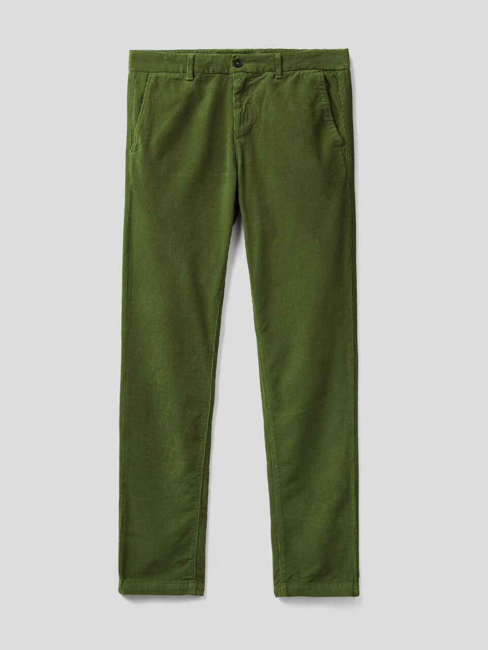 Pantalones chinos ceñidos de pana image number 1