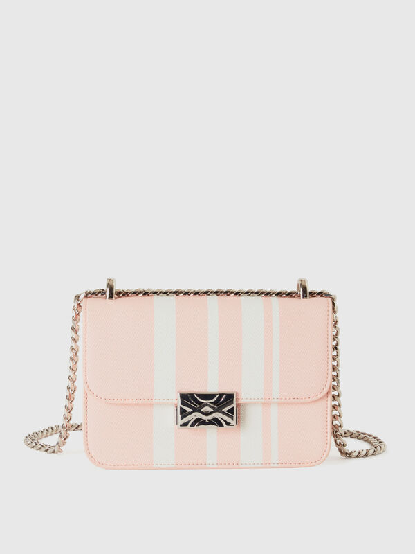 Small pink striped Be Bag Women