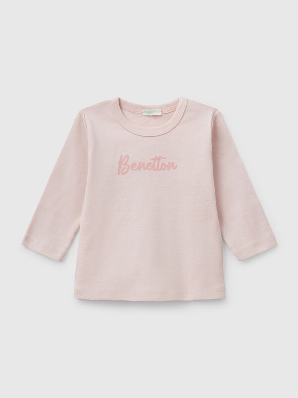 Camiseta de manga larga de algodón  Recién nacidos